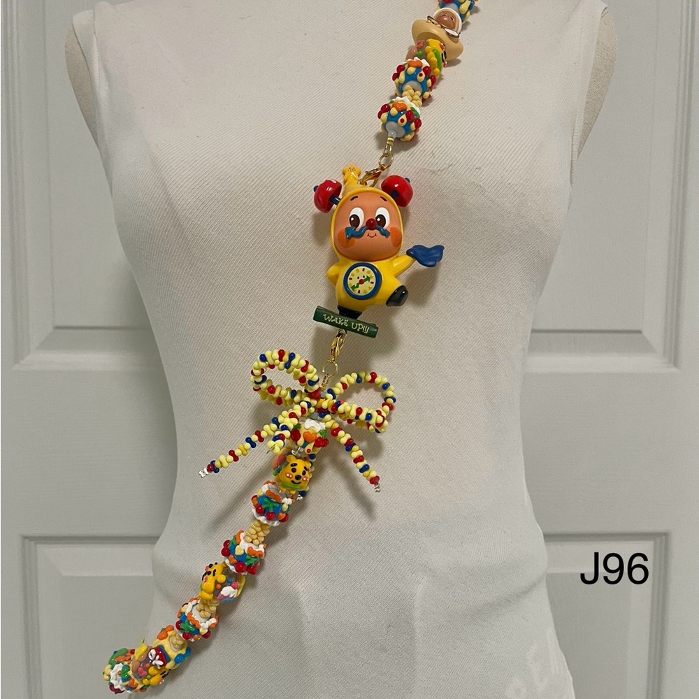 Handmade Crossbody Phone Strap with Figure Toy adjustable for Phone Lanyard,Bag